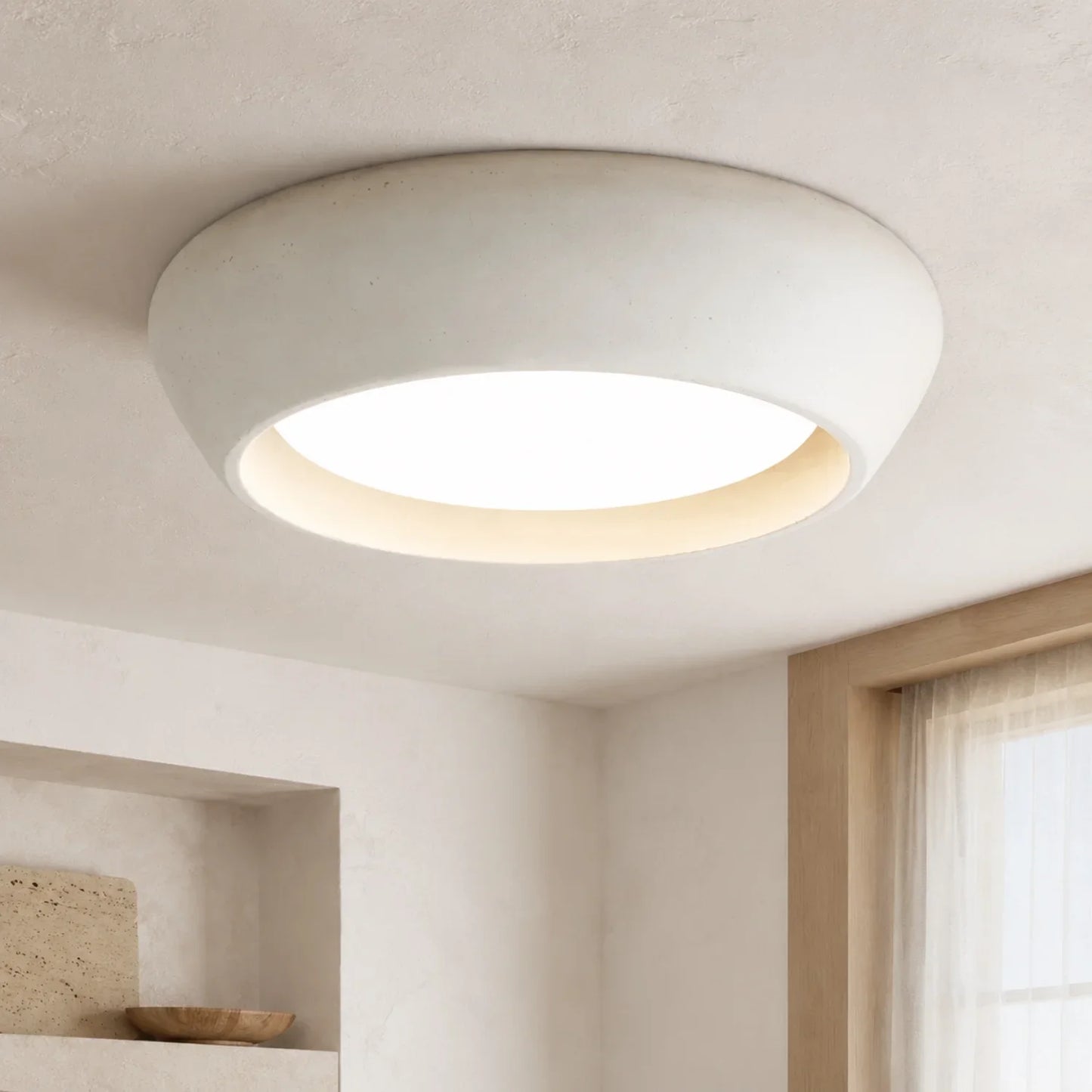 Astoria Minimalistische Cement Plafondlamp