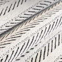 Aurivelle Haringbone Scallop Edge Sofa Cover