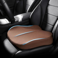 Auto Zitkussen | Ergonomische Steun van Geheugenschuim | Antislip Onderkant | SeatNova