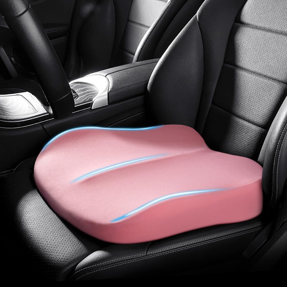 Auto Zitkussen | Ergonomische Steun van Geheugenschuim | Antislip Onderkant | SeatNova
