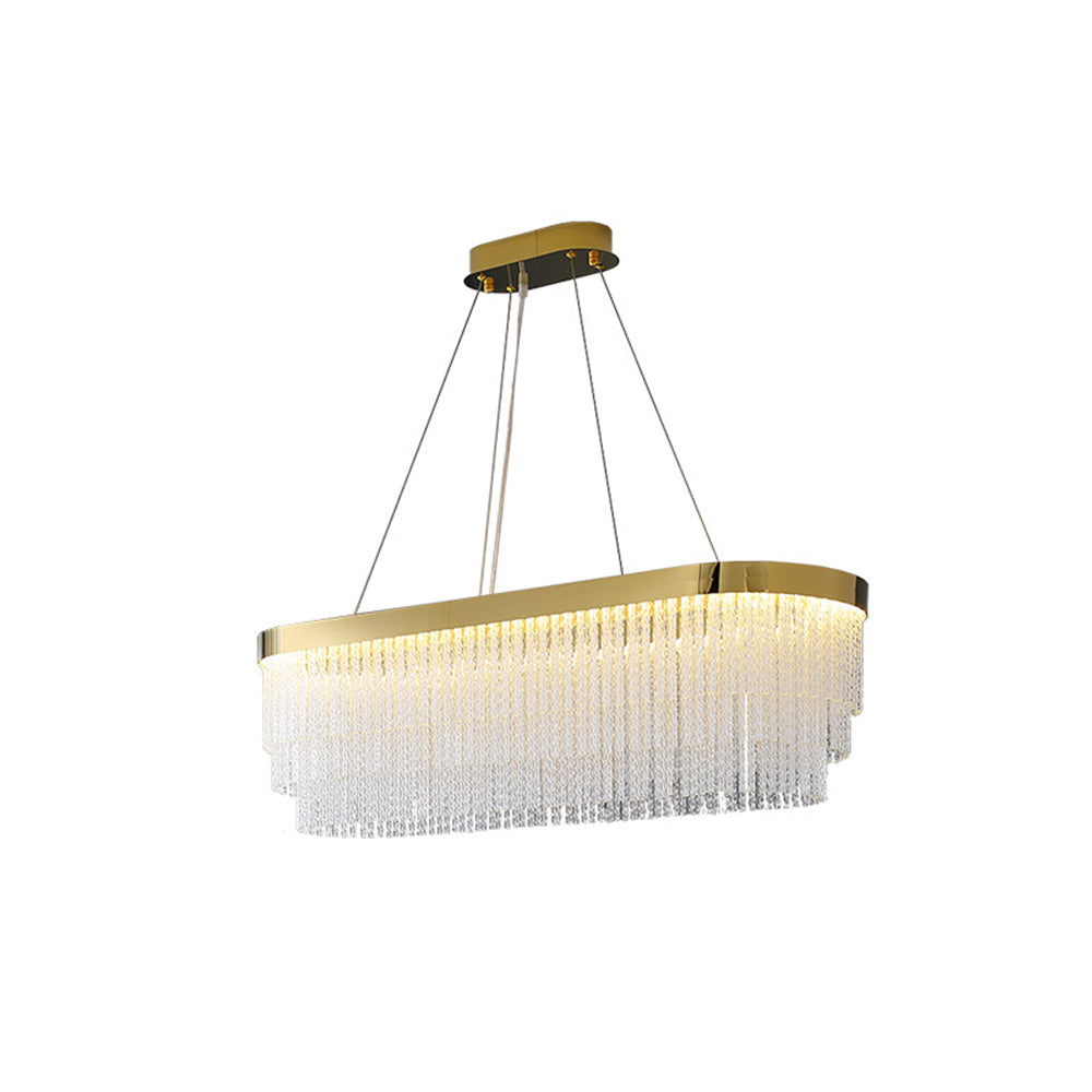 Arisha Hanglamp Ronde Modern, Metaal, Goud, Woonkamer/Horeca