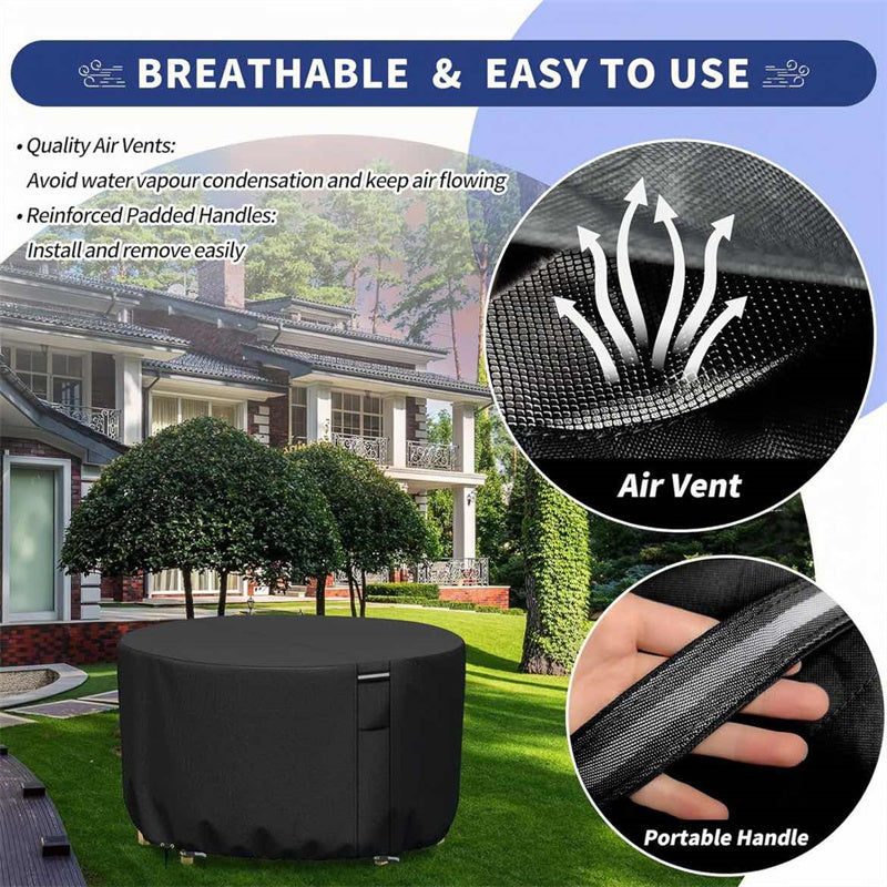 Vellor Ronde Tuinmeubelhoes UV-bestendig en Waterdicht
