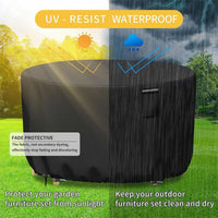 Vellor Ronde Tuinmeubelhoes UV-bestendig en Waterdicht