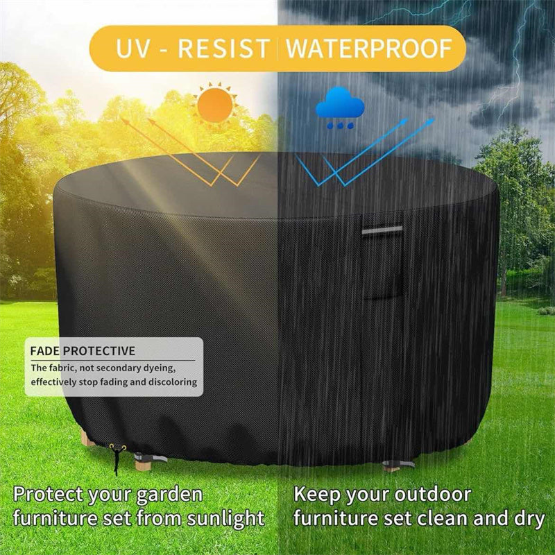 Vellor Ronde Tuinmeubelhoes UV-bestendig en Waterdicht