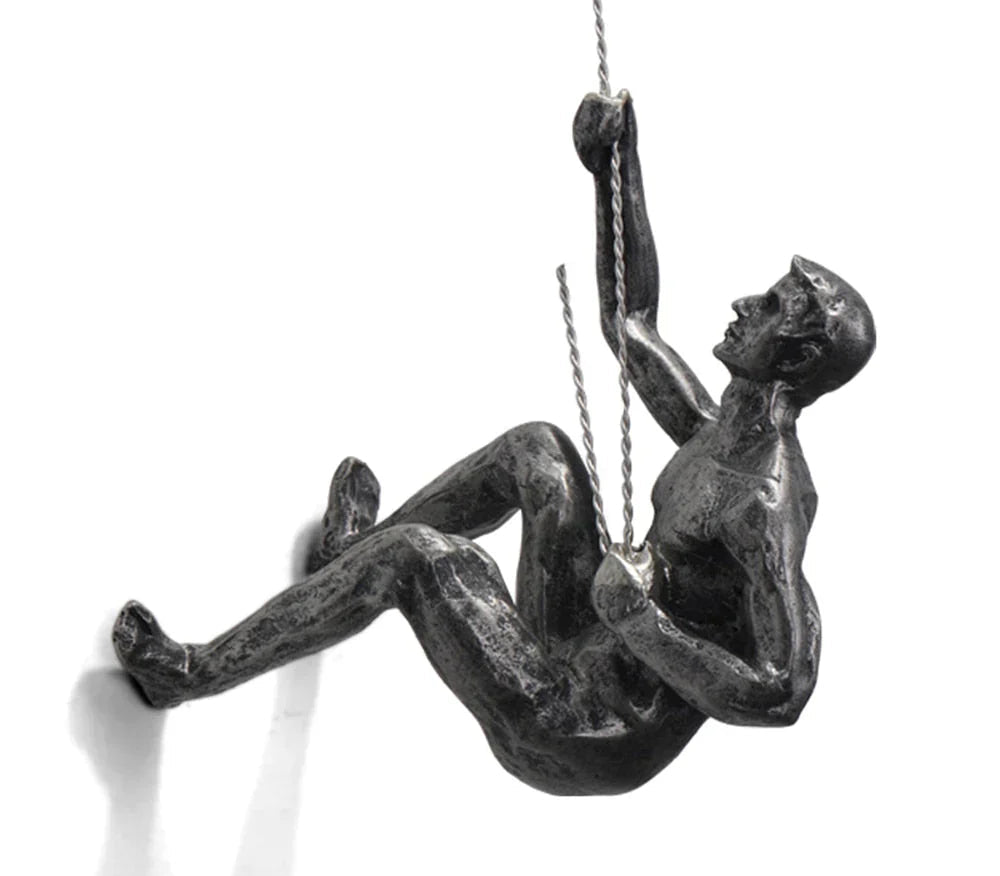 Bergklimmer wandsculptuur – PeakFigures