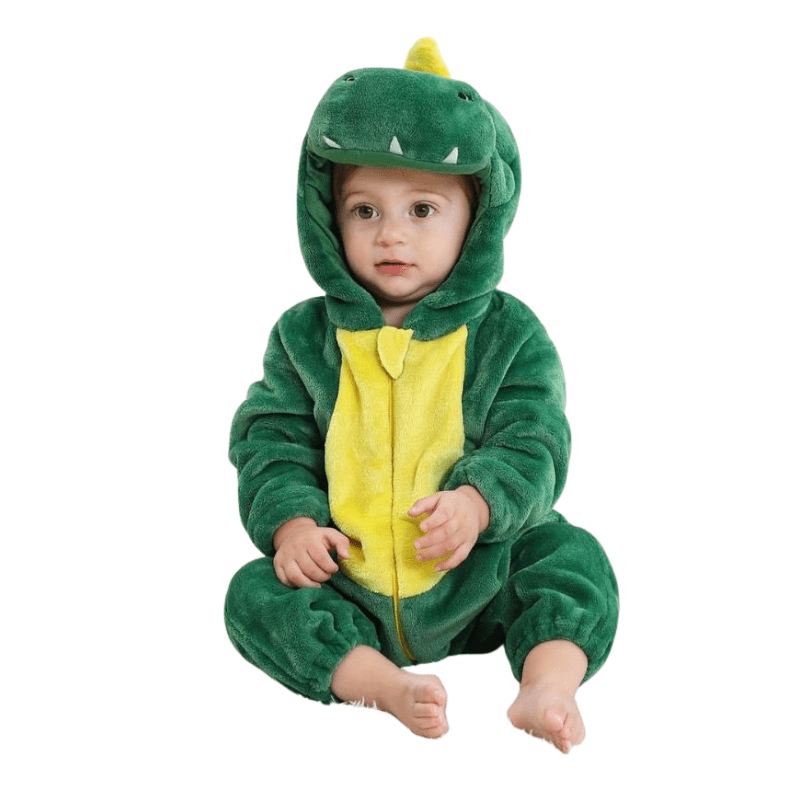 FLUFFIBEAR – Dierlijke Baby-Overall – Zachte Comfort met Rits
