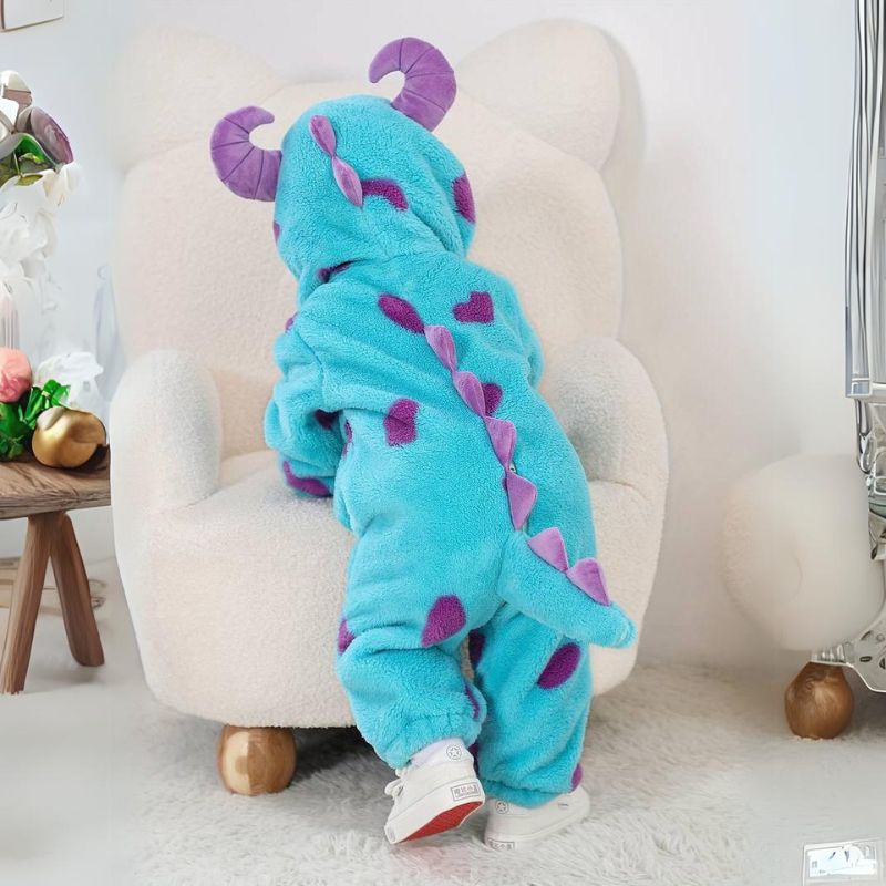 FLUFFIBEAR – Dierlijke Baby-Overall – Zachte Comfort met Rits