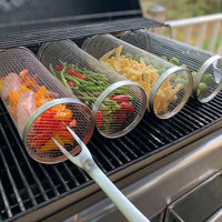 BBQ Grillmand | 360° Draaiend | Gelijke Hitte | RVS Ontwerp | GrillMaster