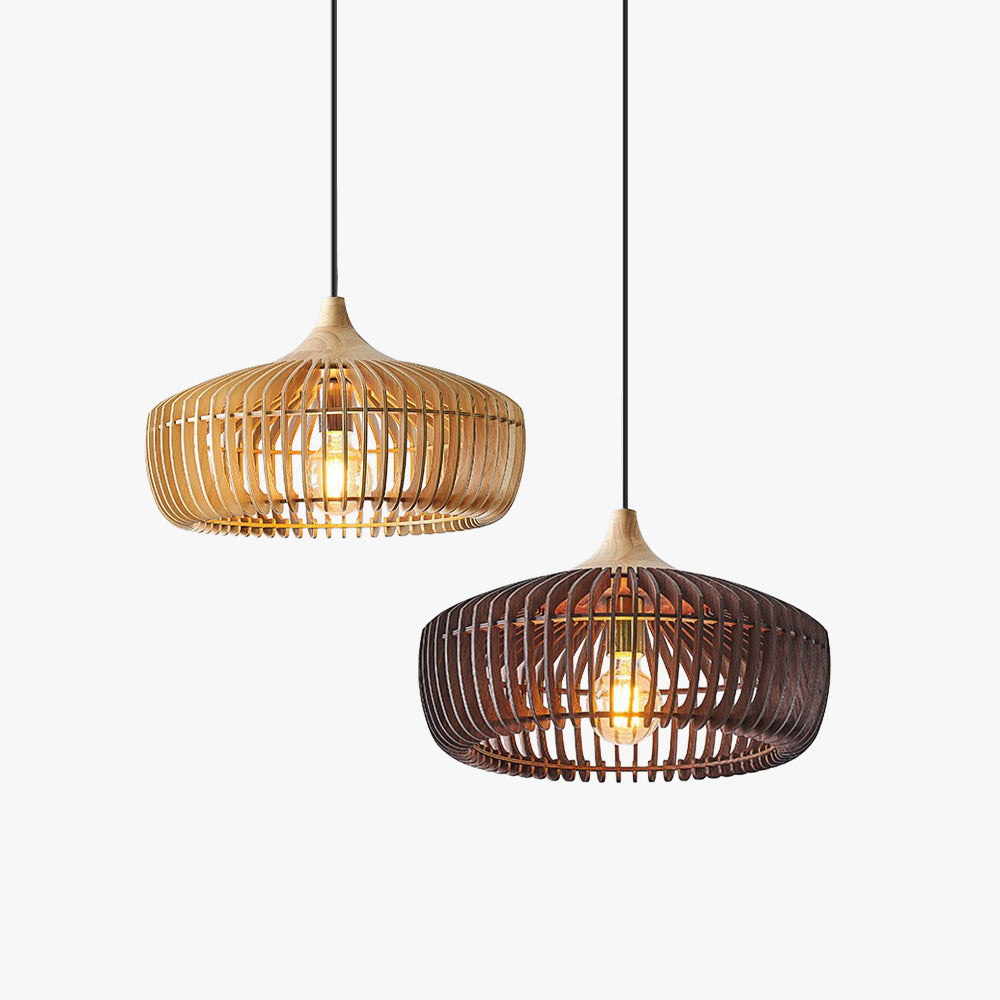 Domi Noordse Japanse Hanglamp Hout Slaapkamer/Woonkamer