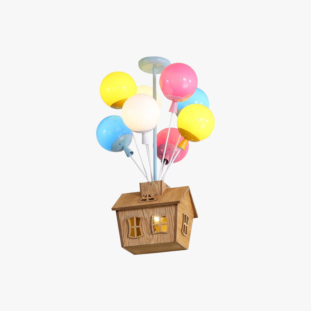 Aria Designer Plafondlamp Hout Kinderkamer