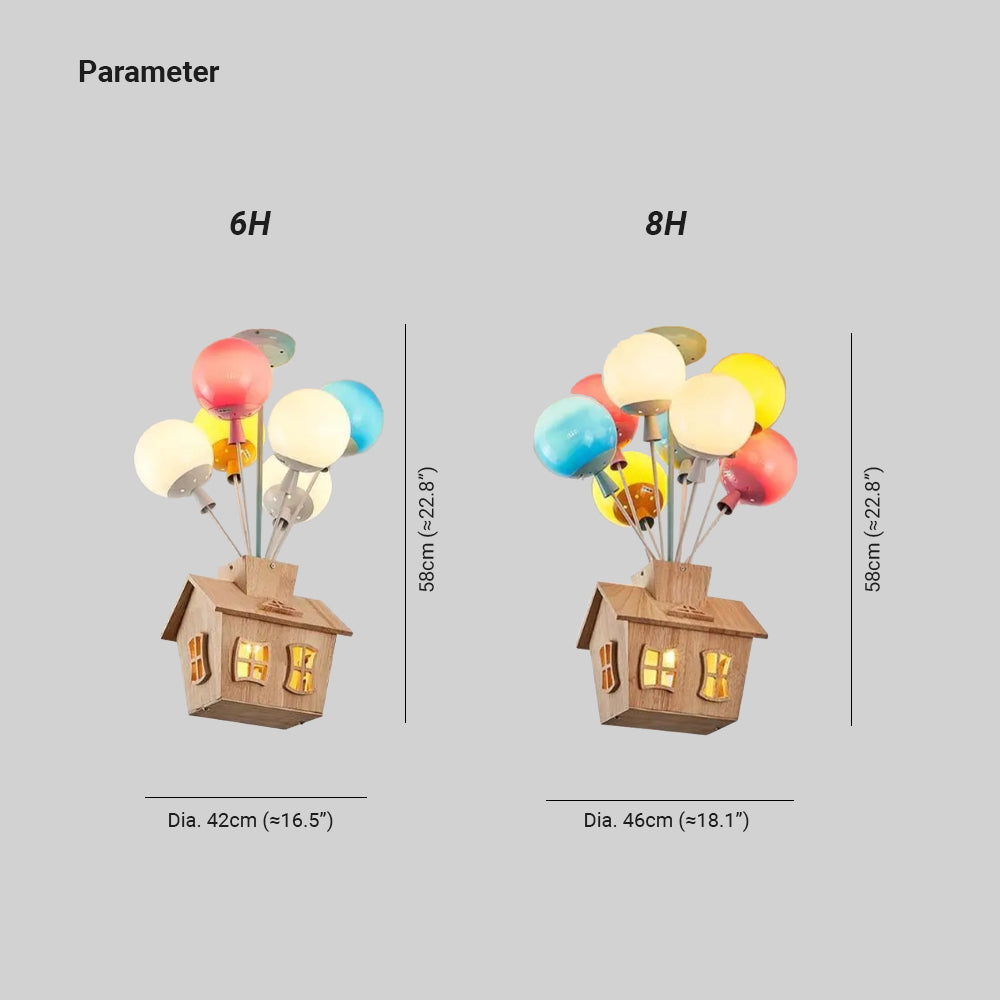 Aria Designer Plafondlamp Hout Kinderkamer