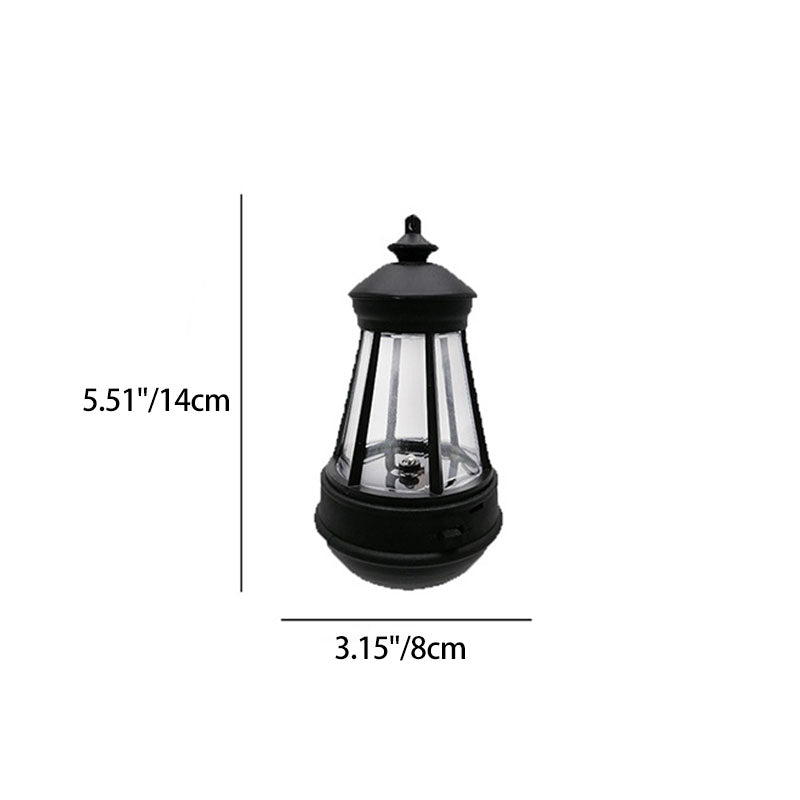 Moderne Minimalistische Waterdichte Zonne-Leuchttoren IJzer Acryl LED Camping Buitenlicht Landschapsverlichting Voor Tuin | Brehn