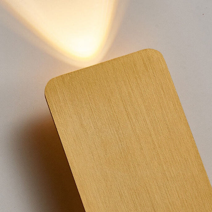Noordse Minimalistische Glazen Rectangulaire LED Wandlamp 2-licht