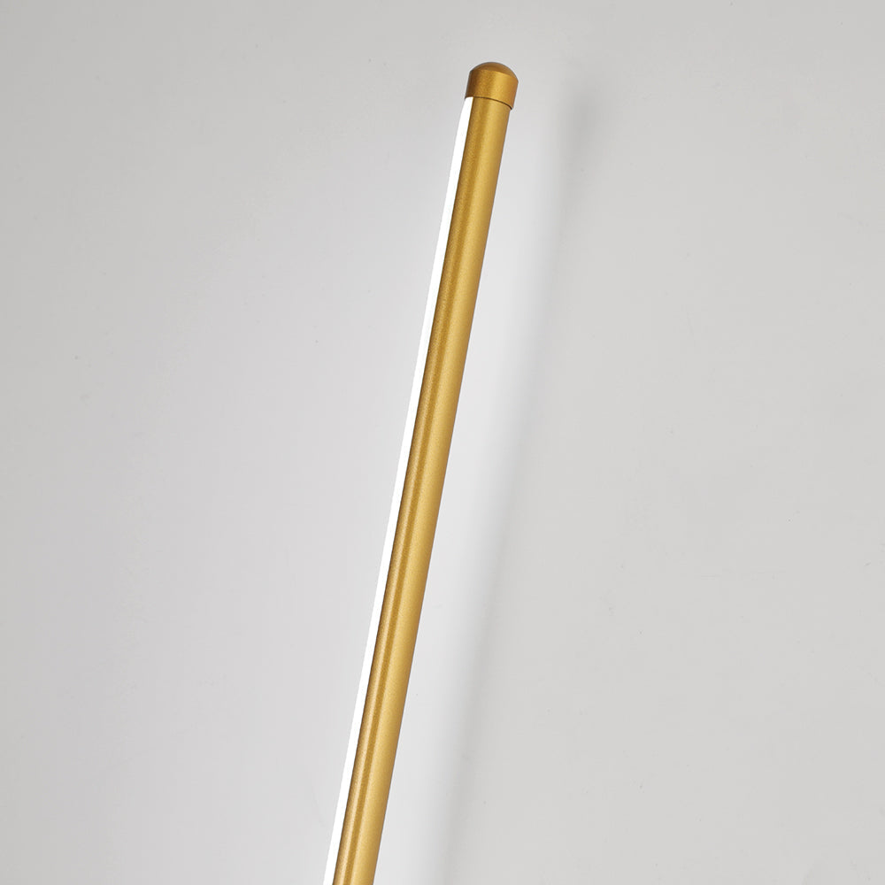 Arisha LED Lineaire Spiegel Voor Wandlamp, Zwart/Goud