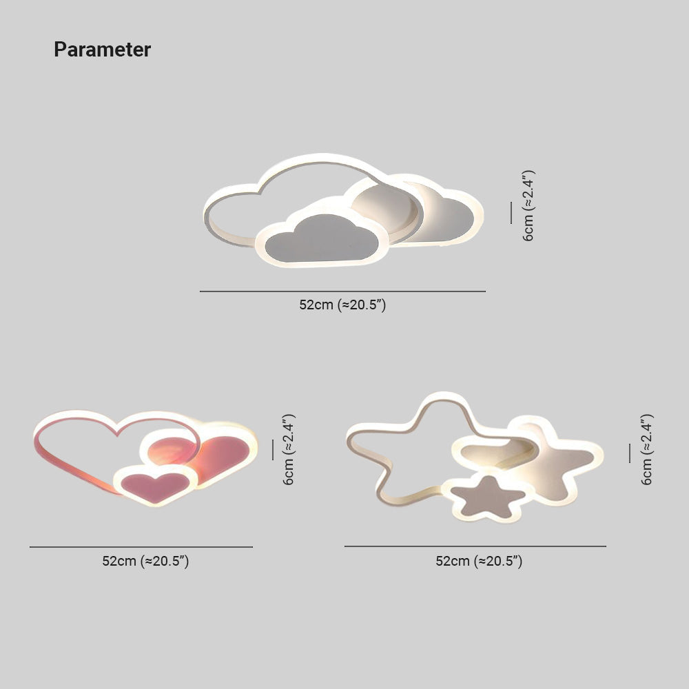 Aria LED Ster Ontwerper Plafondlamp