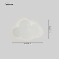 Aria Moderne Minimalistische Wolkvorm Wandlamp