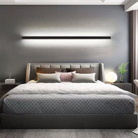 Gravo Minimalistische Lineaire Metalen/Wandlamp, Goud/Zwart/Wit
