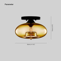 Valentina Industriële Art Deco Globe Plafondlamp Woonkamer