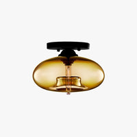 Valentina Industriële Art Deco Globe Plafondlamp Woonkamer
