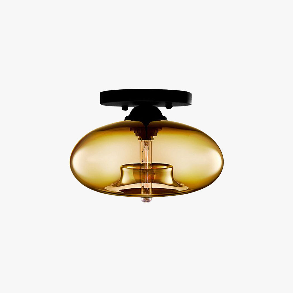 Valentina Industriële Art Deco Globe Plafondlamp Woonkamer