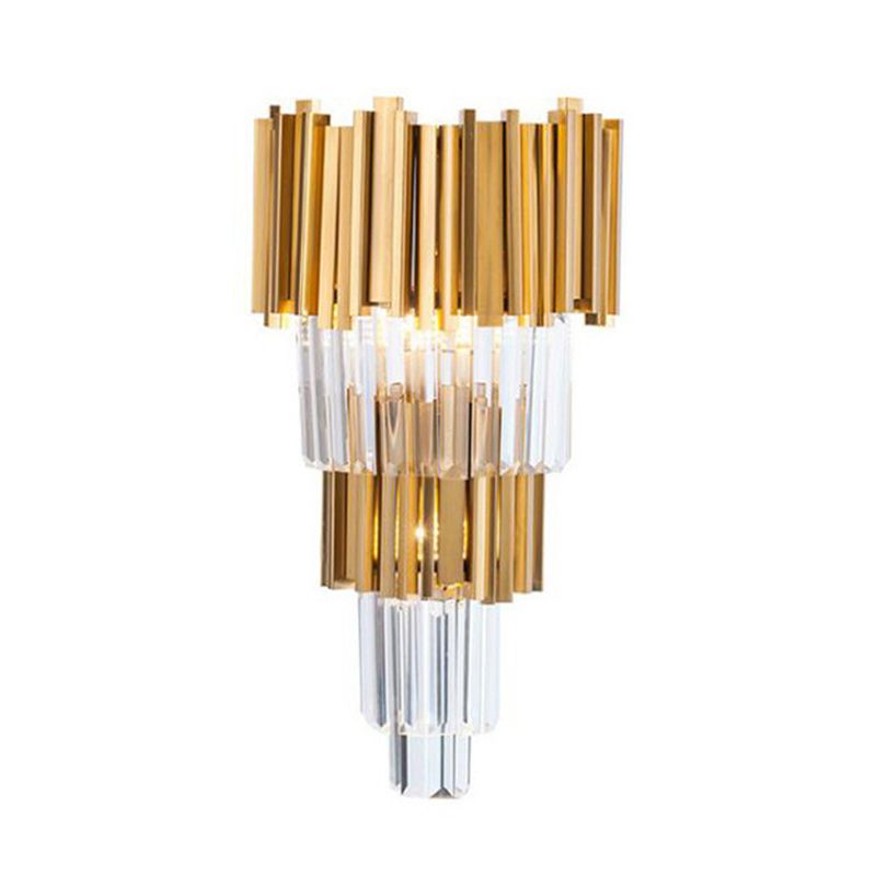 Kristy Luxe Gouden Kristallen Slaapkamer Bedlamp Wandlamp