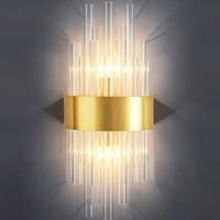 Kristy Luxe Gouden Kristallen Slaapkamer Bedlamp Wandlamp