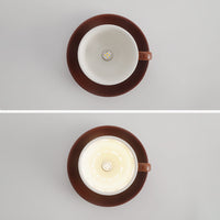 Aria Moderne Koffiekoppen Keramische Flush Plafondverlichting