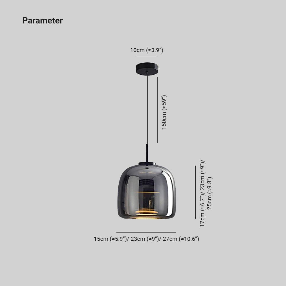 Juni Hanglamp Ontwerp Rookglas