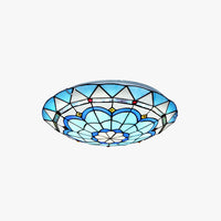Quana Plafondlamp Hémicycle Modern. Glas. Gekleurd. Woonkamer