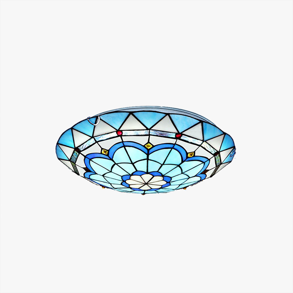 Quana Plafondlamp Hémicycle Modern. Glas. Gekleurd. Woonkamer