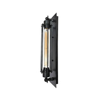 Tronel Vintage Cilinder Metalen Wandlamp, Zwart/Rood/Zilver/Goud