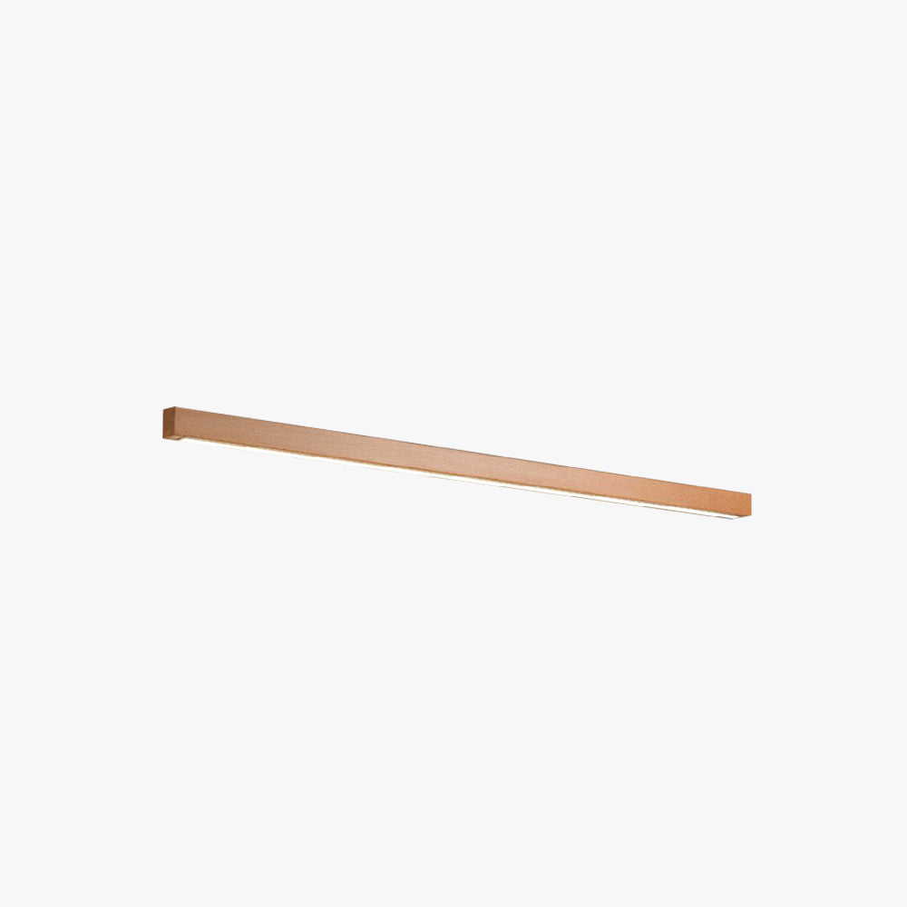 Dwyn Wandlamp Spiegel Lineair Minimalistisch Hout Woonkamer