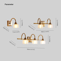 Arisha Prismatic Glass Vanity Wandlamp