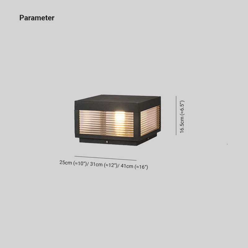Vetra Vintage Metalen LED Buitenlicht Paal
