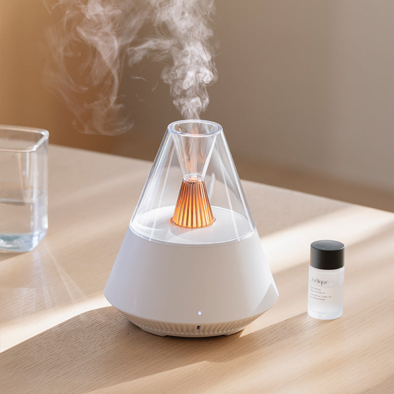 Mist-Luchtbevochtiger met slaapbevorderende kaarslicht-aromatherapie