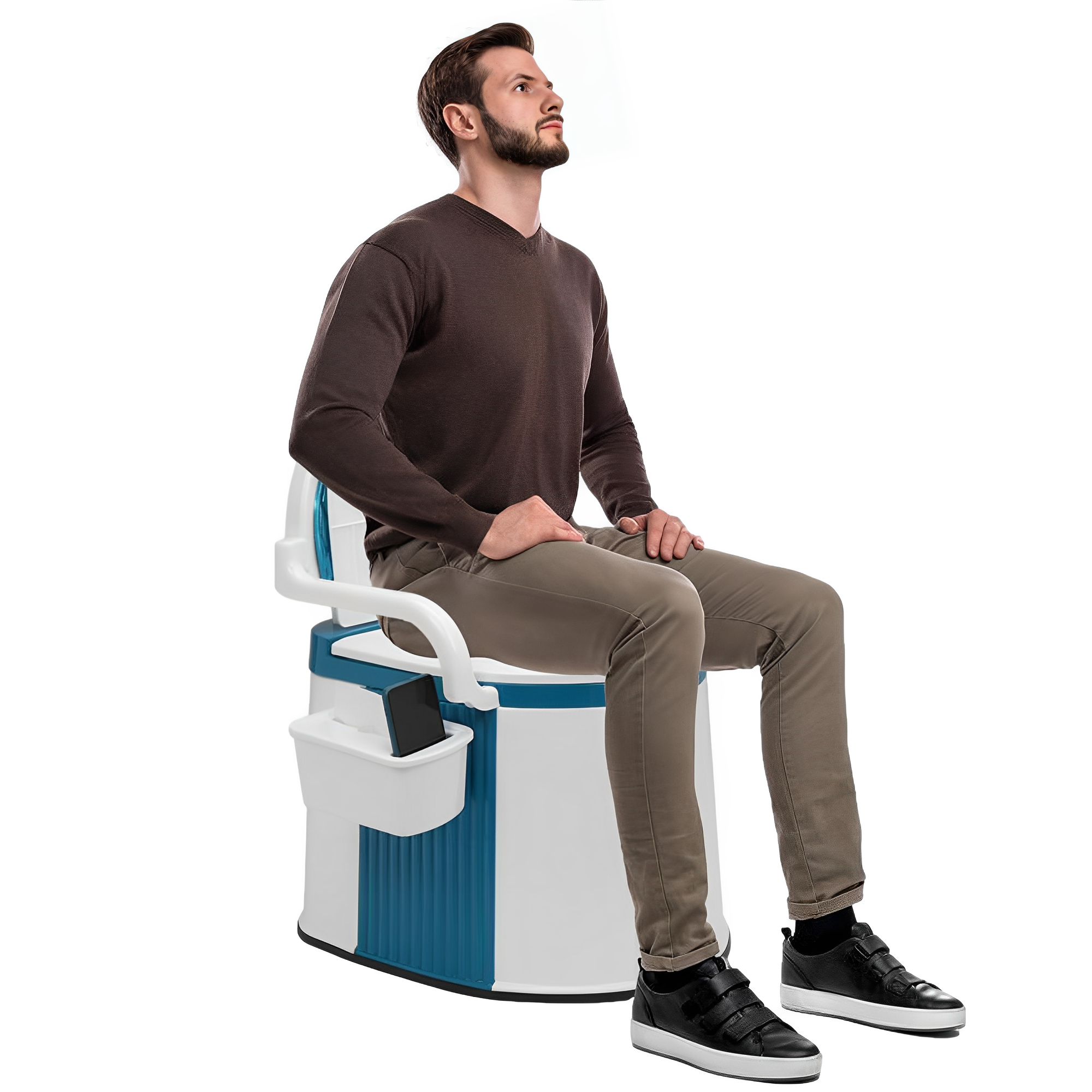 Draagbaar Toilet voor Volwassenen en Ouderen met Ergonomisch Ontwerp