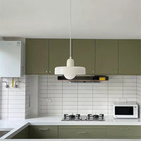 Skanto | Bauhaus Hanglamp | Gekleurd Glas, Verstelbare Hoogte & Ideaal voor Eetkamers en Moderne Interieurs
