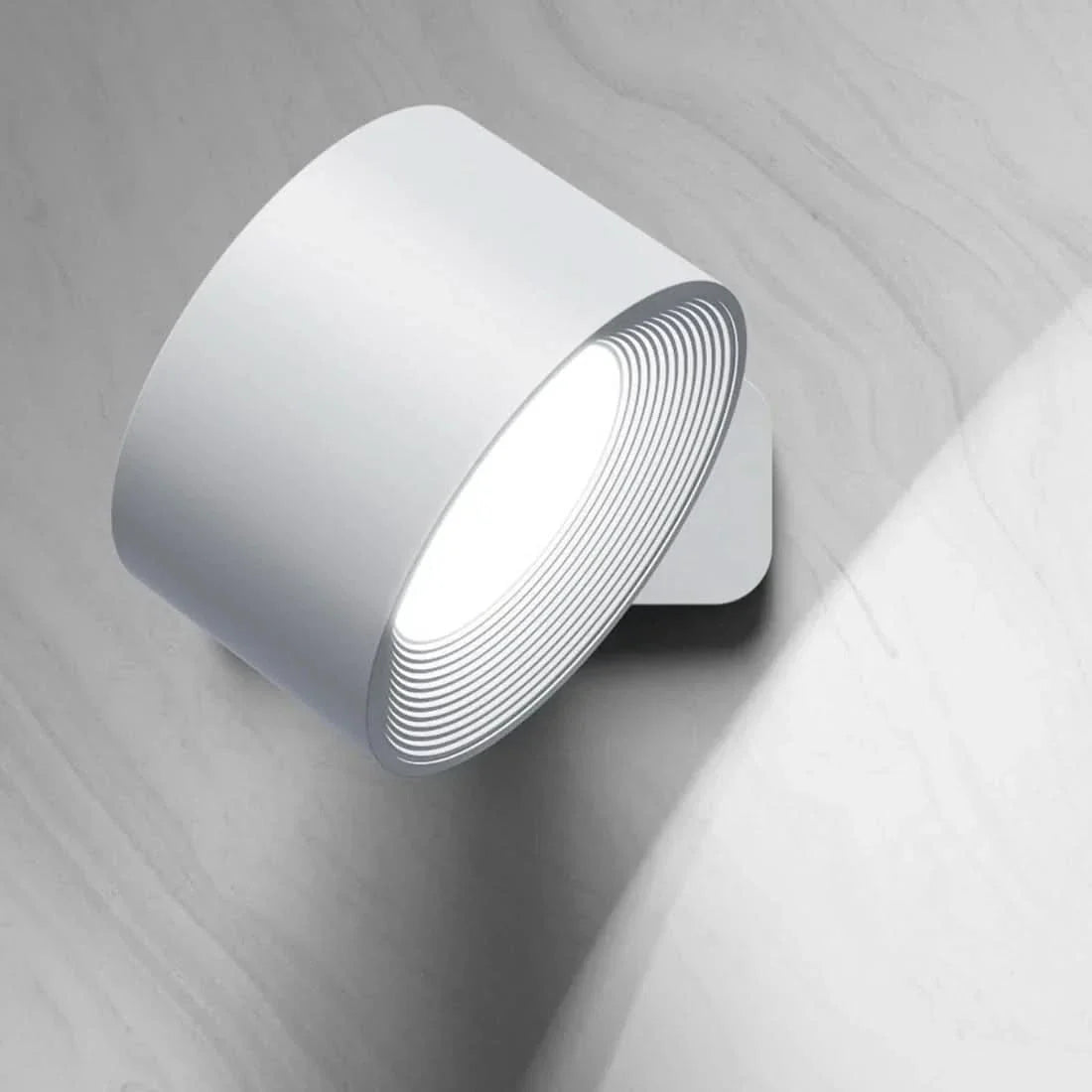 360° Wandlamp – Draadloos, USB-oplaadbaar & 3 helderheidsinstellingen voor flexibele verlichting
