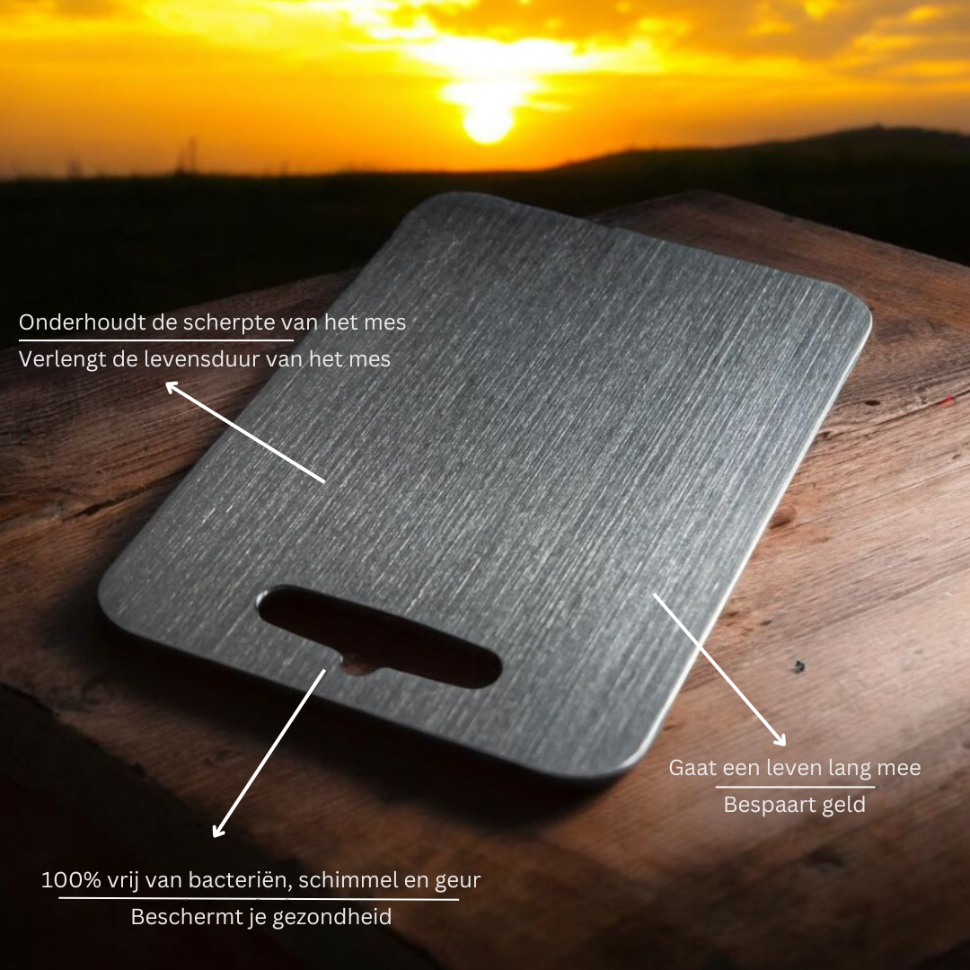 MetalSlice | Zeg vaarwel tegen ongewenste bacteriën en stukjes plastic in je eten