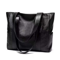 Elegante Vintage Leren Handtas voor Schouder, Tijdloze Elegant en Moderne Functionaliteit voor Elke Dag