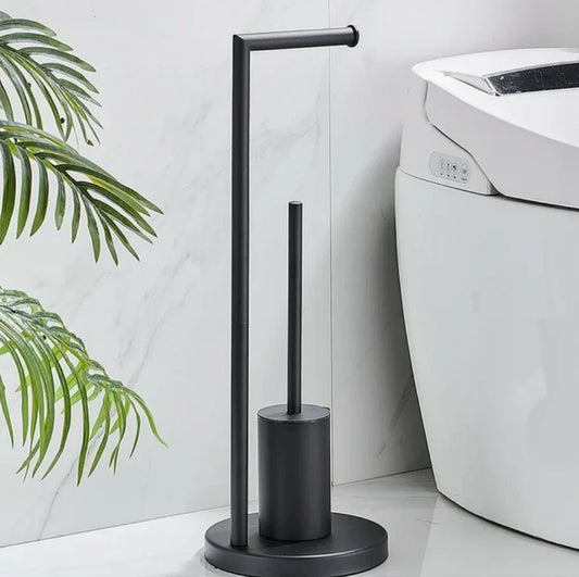 NeatRoll - Elegante toiletpapierhouder met borstel