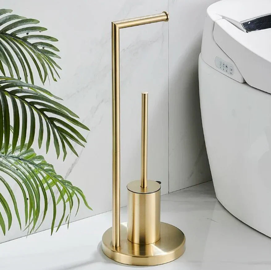NeatRoll - Elegante toiletpapierhouder met borstel
