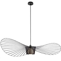 Zwarte Hanglamp in Hoedvorm – Moderne Elegant