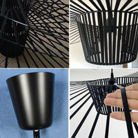 Zwarte Hanglamp in Hoedvorm – Moderne Elegant