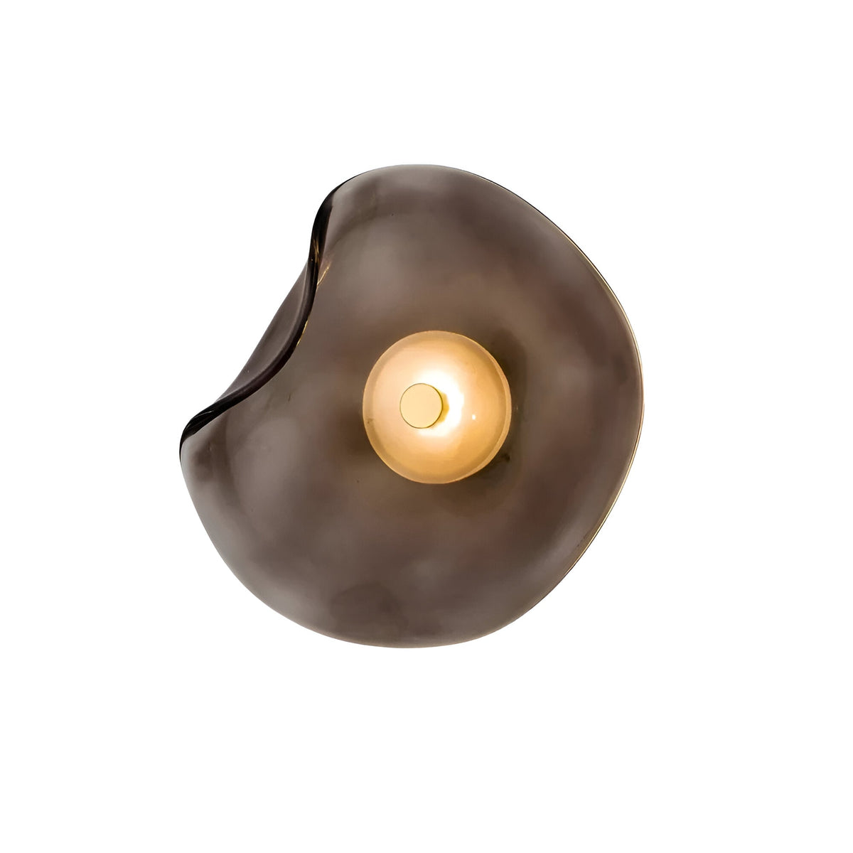 Nordic Gebogen Glas Japandi Stijl Glas LED Wandlamp