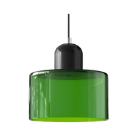 Nordic Iron Body Two-Tone Glass Pendant Light