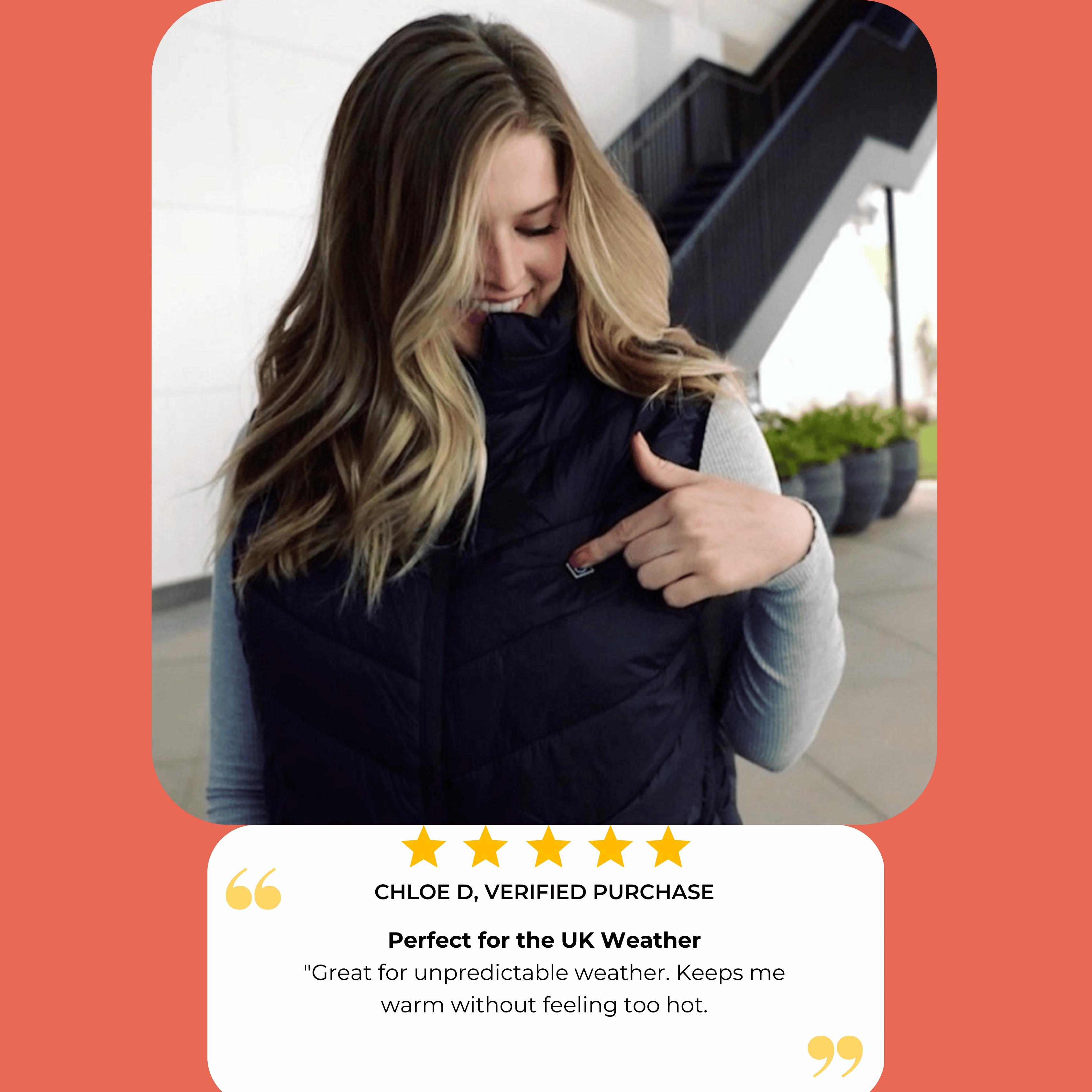 Verwarmd Gilet – Lichtgewicht Bodywarmer Verwarmde Jas voor Ultiem Comfort