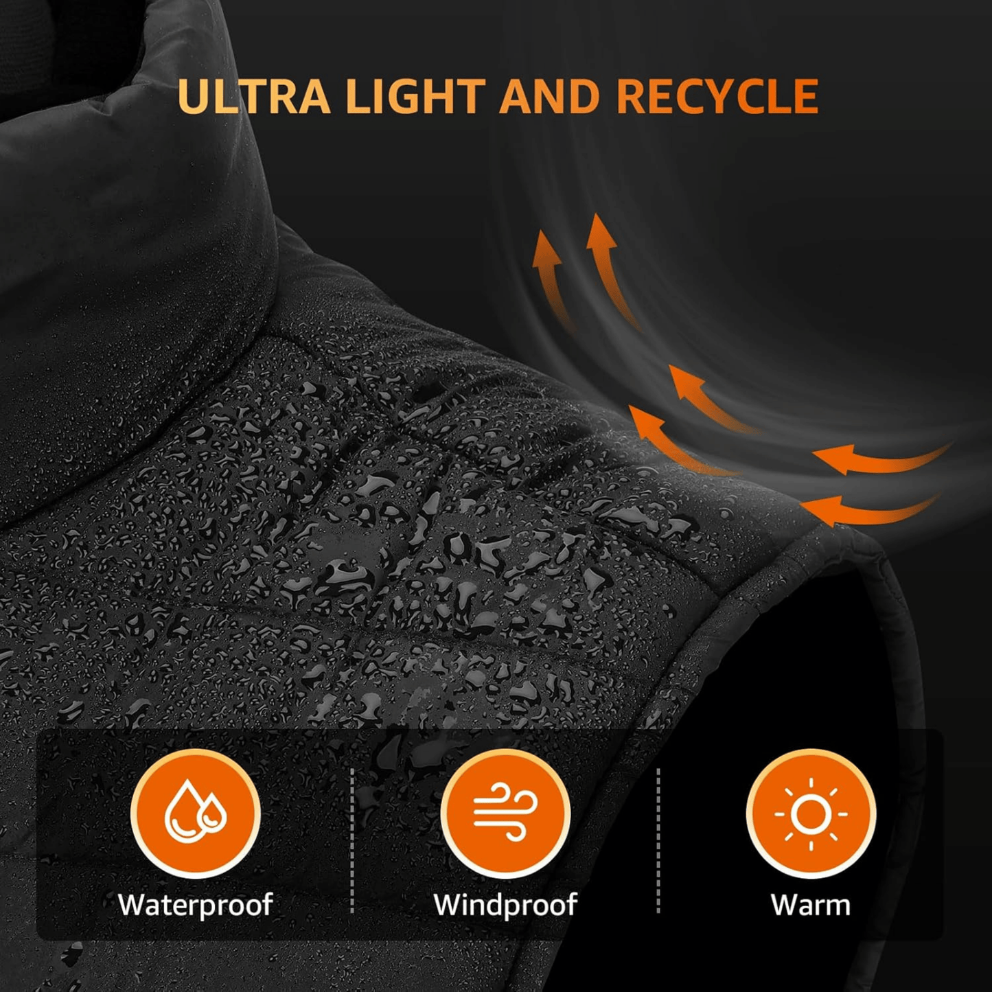 Verwarmd Gilet – Lichtgewicht Bodywarmer Verwarmde Jas voor Ultiem Comfort