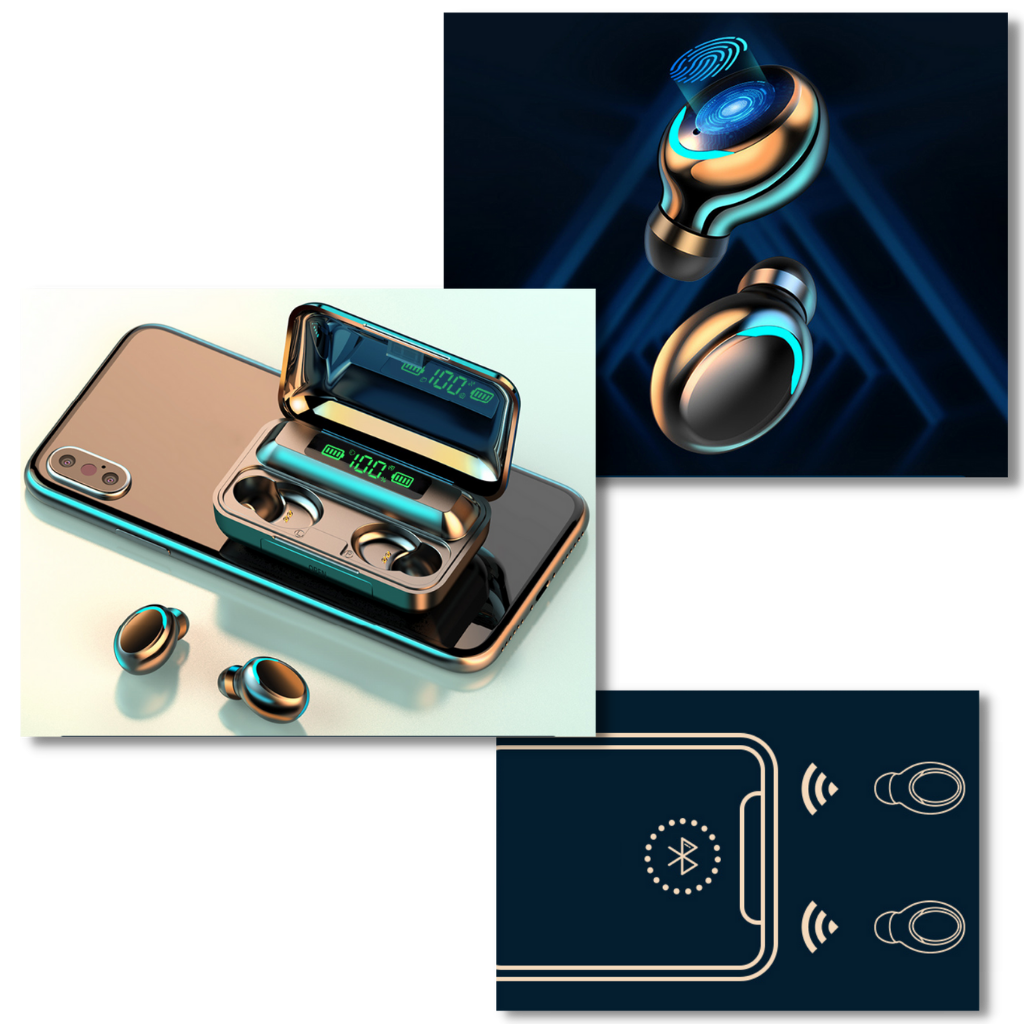Draadloze oordopjes | Sound Sphere biedt high-fidelity geluid en een naadloze luisterervaring met aanraakbediening en een krachtige oplader.