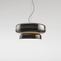 Unieke hanglamp van handgeblazen glas